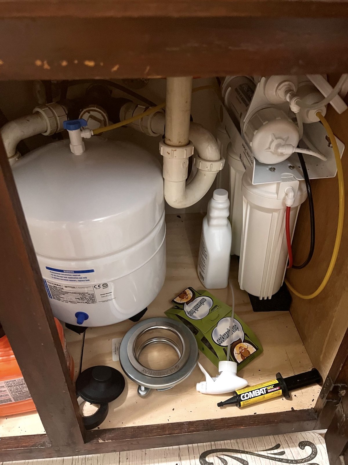 Under-sink RO system installed by Phoenix Drinking Water